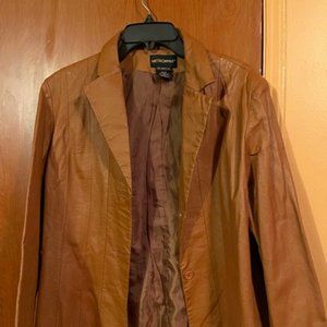 MetroStyle, 100% Dark Tan Leather, Size 14